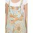 Retro Sunflower Wide Leg Overall