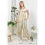 Retro Sunflower Wide Leg Overall