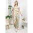 Retro Sunflower Wide Leg Overall