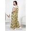 Sunflower Print Overall