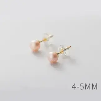 Pearl Stud Earrings/ 4-5 mm (more colours)