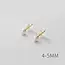 Pearl Stud Earrings/ 4-5 mm (more colours)
