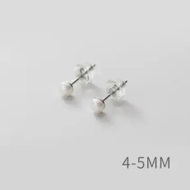 Pearl Stud Earrings/ 4-5 mm (more colours)