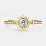 Dainty Gold Sun Ring