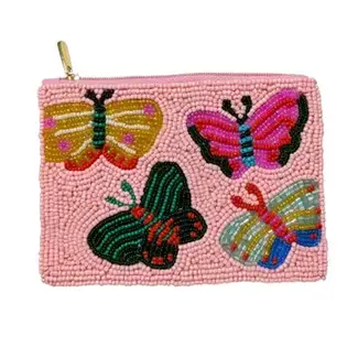 Coin Purse - Pink Butterfly