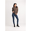 Papillon Marl Knit Sweater With Rib Trim