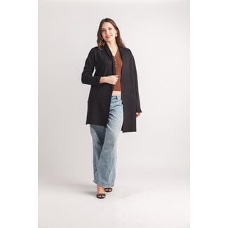 Papillon Lapel Coatigan With Pockets (more colours)