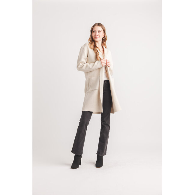 Papillon Lapel Coatigan With Pockets (more colours)