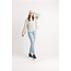 Papillon Speckled Ribbed Detail Mock Neck Sweater