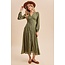 Long Sleeve Button Front Floral Maxi Dress (More Colours)