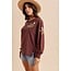 Embroidered Long Sleeve Pullover