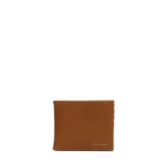 Matt & Nat Rubben - Vintage Men's Folded Wallet in Chili Matte Nickel