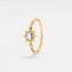 Dainty Gold Sun Ring