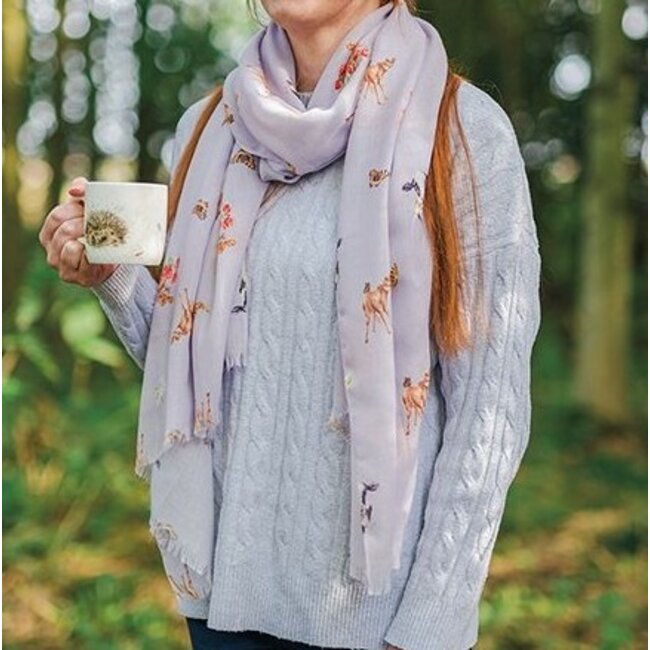 Wrendale 'FLUTTERLY FABULOUS' Cow Scarf