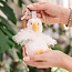 Wrendale 'PEARL' Goose Plush Keyring