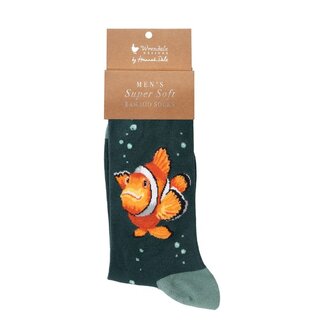 Wrendale 'CLOWNING AROUND' Fish - Men's Socks