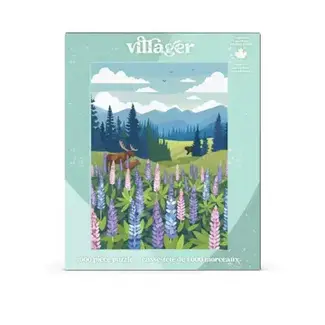 Villager Puzzle Lupines Meadow - 1000 Piece Puzzle