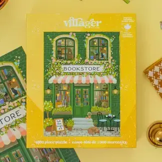 Villager Puzzle Emerald Bookstore - 1000 Piece Puzzle