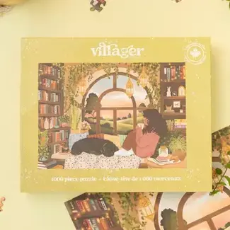 Villager Puzzle Book Nook - 1000 Piece Puzzle
