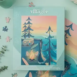 Villager Puzzle Coastal Camping - 1000 Piece Puzzle