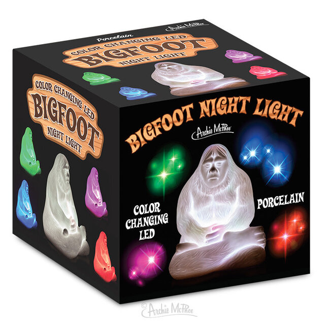 Archie McPhee Night Light - Bigfoot - Color Changing