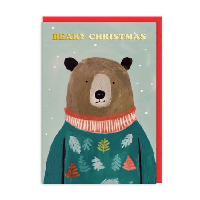 Card Pack of 9 - Festive Bears
