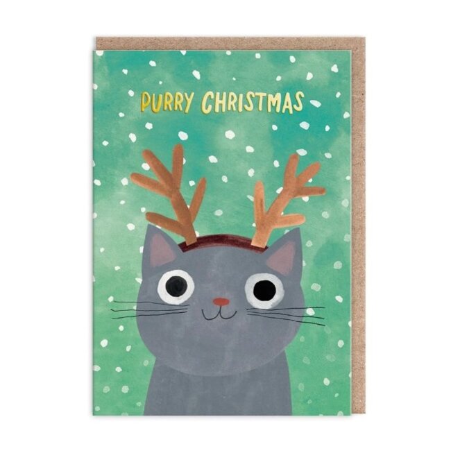 Card Pack of 9 - Merry Catmas