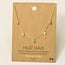Crystal Stud Drop Necklace (more colours)
