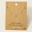 Crystal Stud Drop Necklace (more colours)
