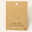 Gold Circle And Teardrop Cubic Zirconia Pendant Necklace (more colours)