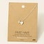 Gold Dipped Heart And Stud Charm Necklace (more colours)