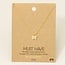 Gold Dipped Pave Mini Butterfly Charm Necklace (more colours)