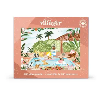 Villager Puzzle Pool Party - 250 Piece Puzzle