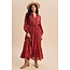 Cotton Button Down Maxi Dress Terracotta