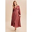 Long Sleeve Button Front Floral Maxi Dress (More Colours)