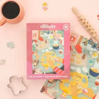 Villager Puzzle Holiday Baking - 500 Piece Puzzle