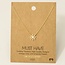 Gold Dipped Mini Opal Flower Pendant Necklace (more colours)