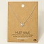 Gold Dipped Mini Opal Flower Pendant Necklace (more colours)