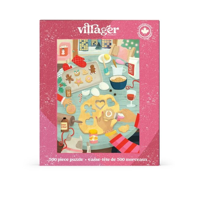 Villager Puzzle Holiday Baking - 500 Piece Puzzle