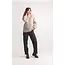 Papillon Speckled Ribbed Detail Mock Neck Sweater