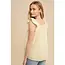 Eyelet Flutter Sleeve Cotton Blouse