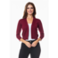 Nicki - Bolero Cardigan in Burgundy
