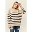 Cheri Oversized Striped Sweater