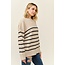 Cheri Oversized Striped Sweater