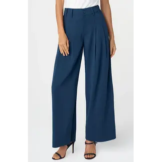 Liverpool Los Angeles High Rise Wide Leg Trouser - Navy