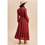 Cotton Button Down Maxi Dress Terracotta