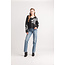 Papillon Floral Intarsia V Neck Sweater