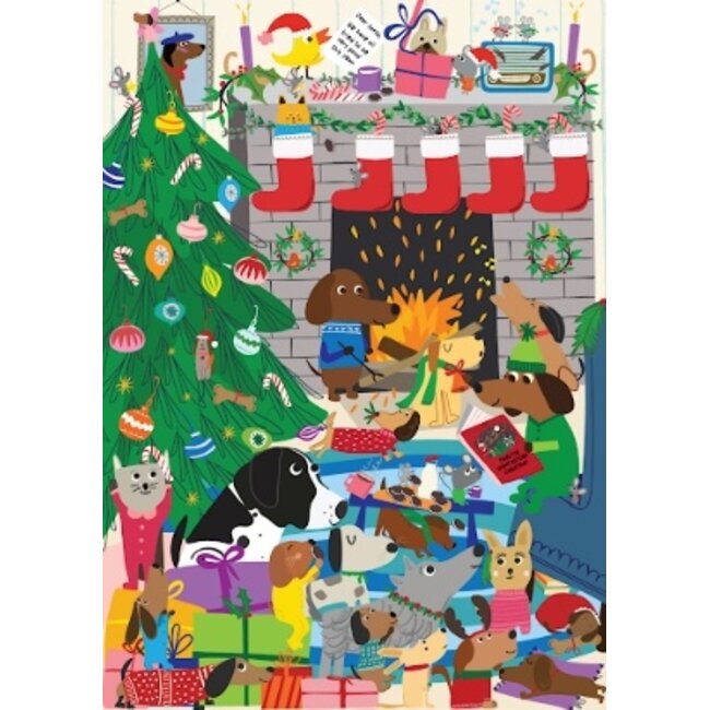 Villager Puzzle Merry Barkmas - 250 Piece Puzzle