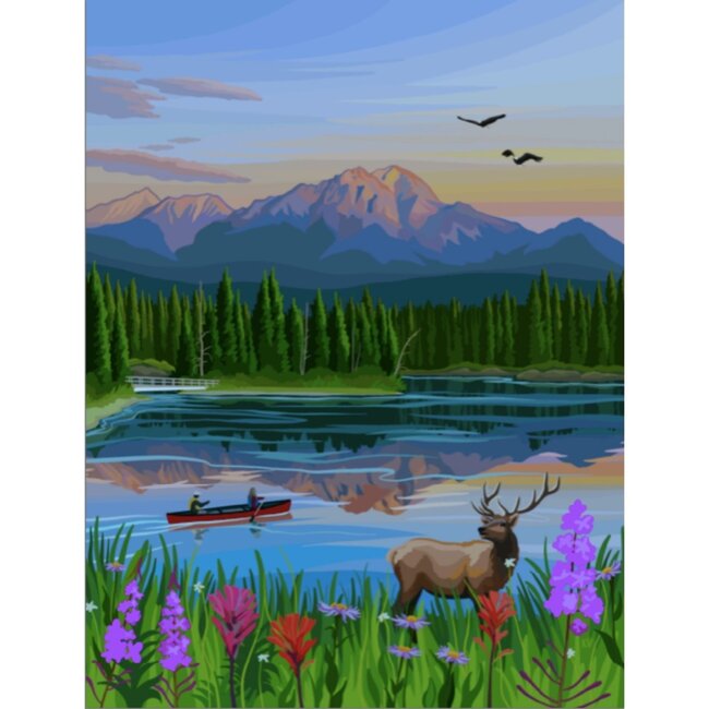 Villager Puzzle Jasper Flowers - 500 Piece Puzzle