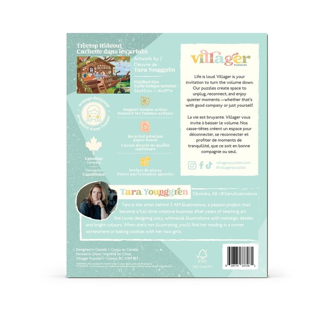 Villager Puzzle Treetop Hideout - 250 Piece Puzzle